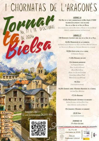 Cartel d'as I Chornatas de l'Aragonés en Vielsa